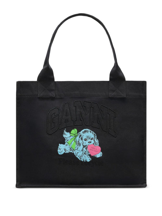 Ganni Puppy Large Tote