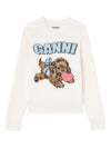 GANNI Sweaters Beige