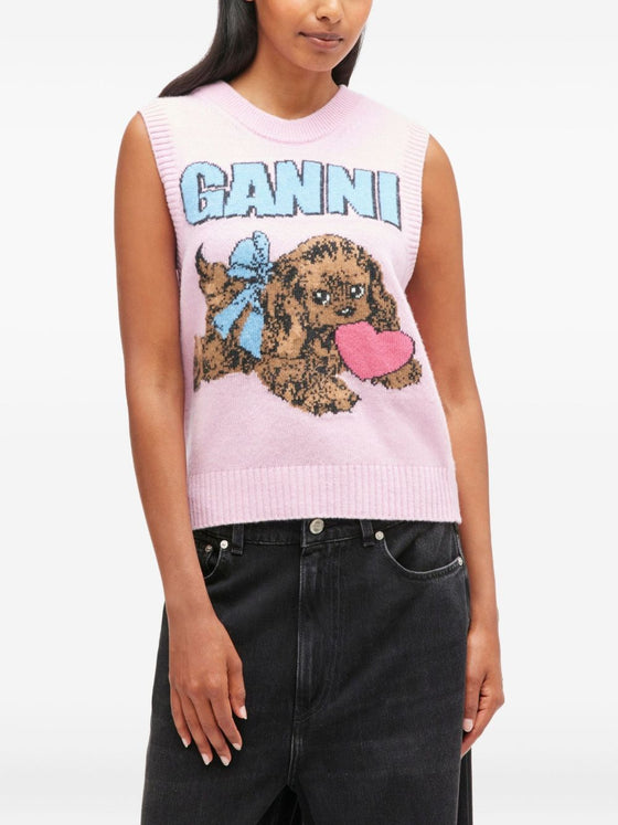 GANNI Sweaters Pink