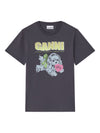 GANNI T-shirts and Polos Grey