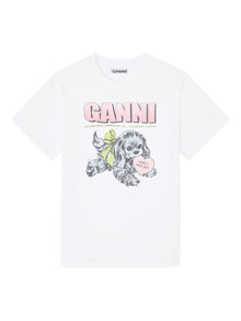  GANNI T-shirts and Polos White