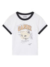 GANNI T-shirts and Polos White