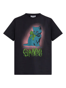  GANNI T-shirts and Polos Grey