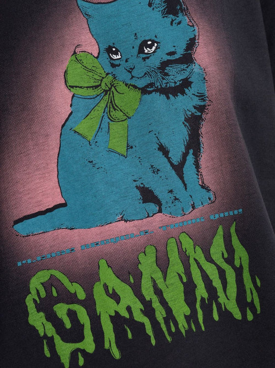 GANNI T-shirts and Polos Grey