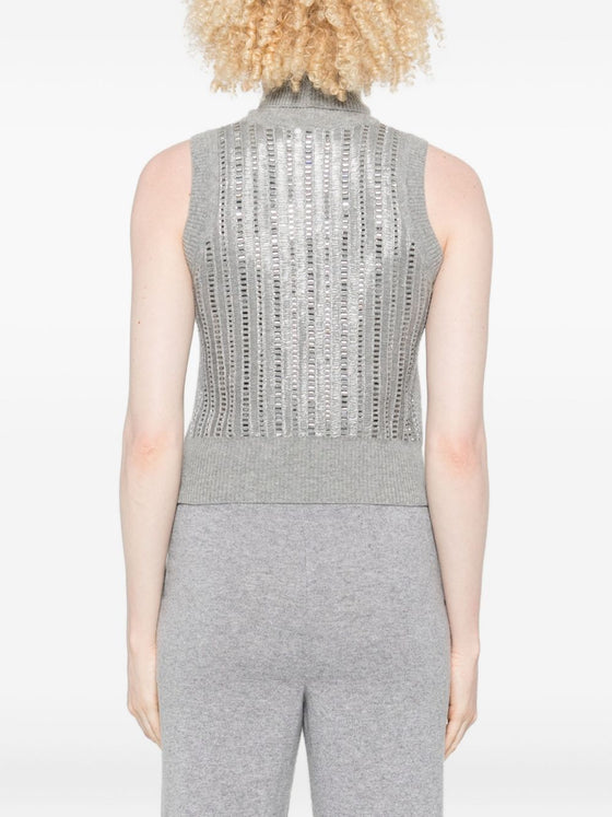 Ermanno Scervino Sequin-embellishment top