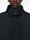 Emporio Armani Hooded multi-pocket coat
