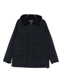  Emporio Armani Hooded multi-pocket coat