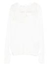 Ermanno Scervino Lace-insert long-sleeve top