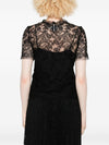 Ermanno Scervino Floral-lace short-sleeve top