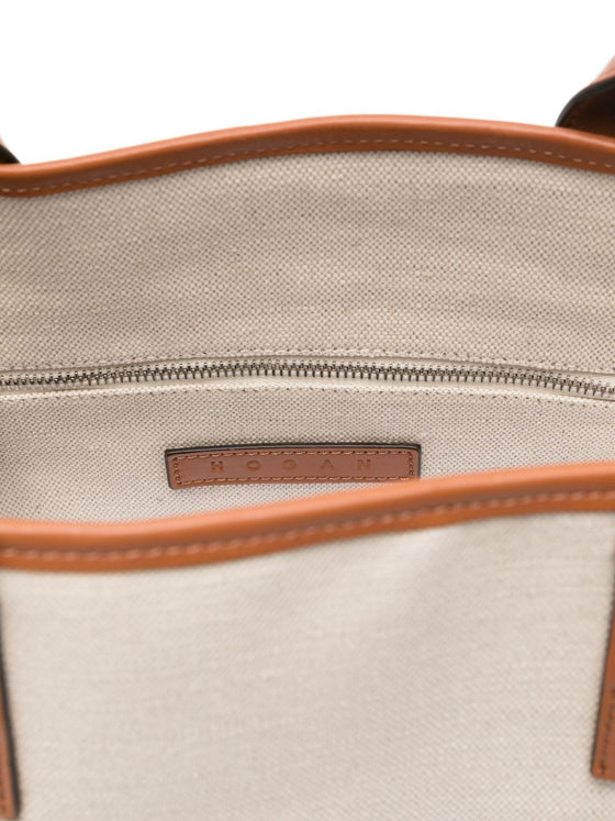 Hogan Pre Small Script embossed-logo tote bag
