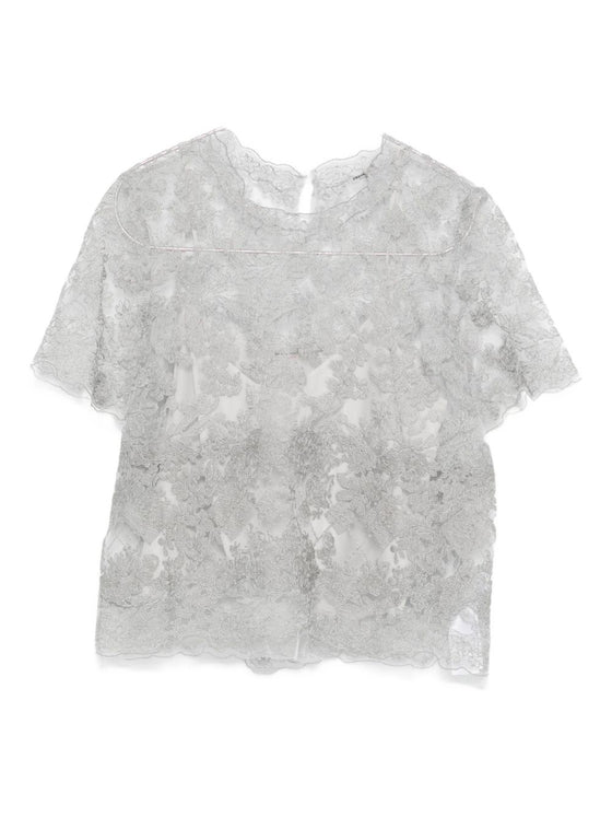 Ermanno Scervino T-shirts and Polos Clear Blue