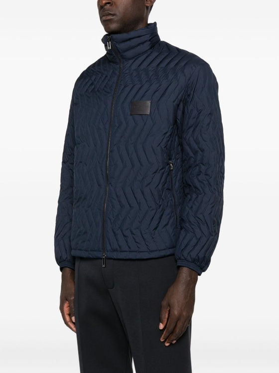 Emporio Armani Coats Blue