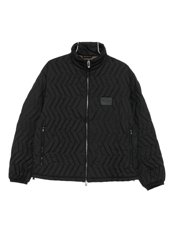 Emporio Armani Coats Black