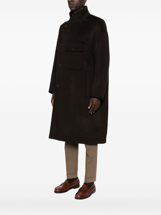 EMPORIO ARMANI EXCLUSIVE Coats Brown