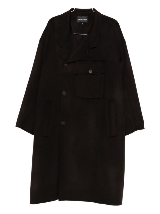 EMPORIO ARMANI EXCLUSIVE Coats Brown