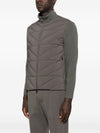 Emporio Armani Quilted panelled padded jacket