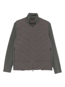  Emporio Armani Quilted panelled padded jacket