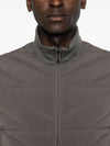 Emporio Armani Quilted panelled padded jacket