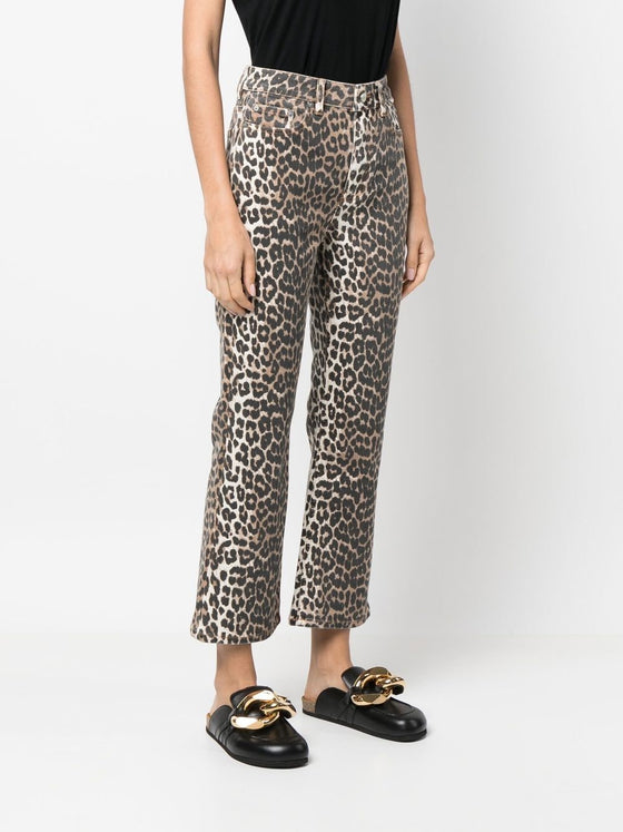 GANNI Jeans Brown