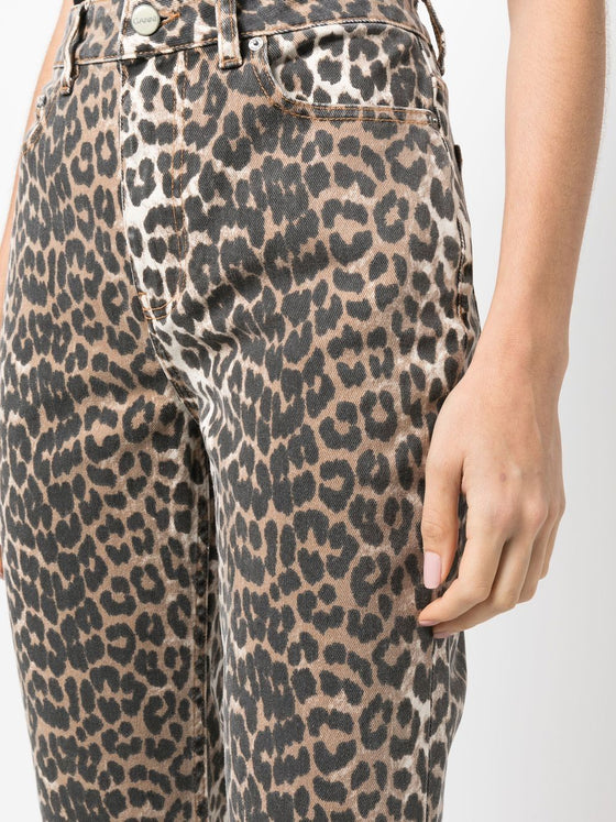 GANNI Jeans Brown