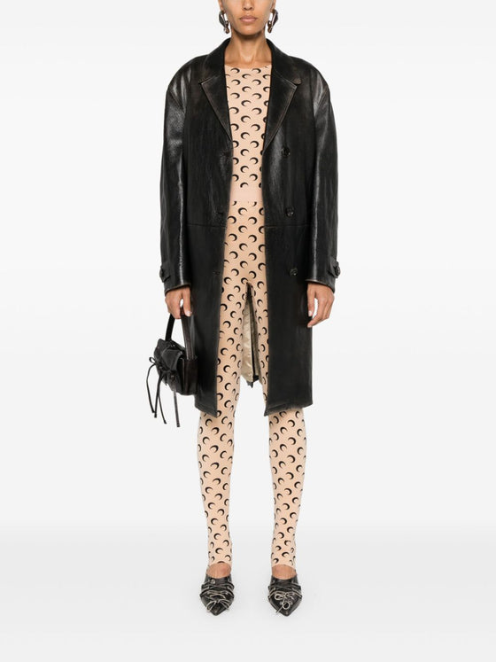 Marine Serre Crescent Moon-print top