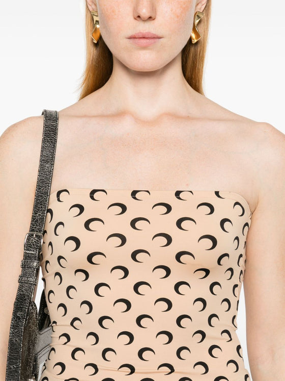 Marine Serre Moon Print Bandeau Top