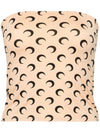 Marine Serre Moon Print Bandeau Top