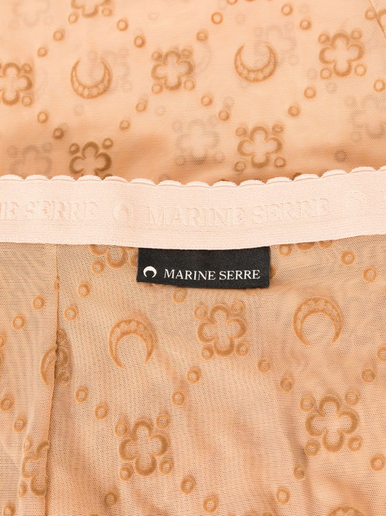 Marine Serre Moonogram mesh tights