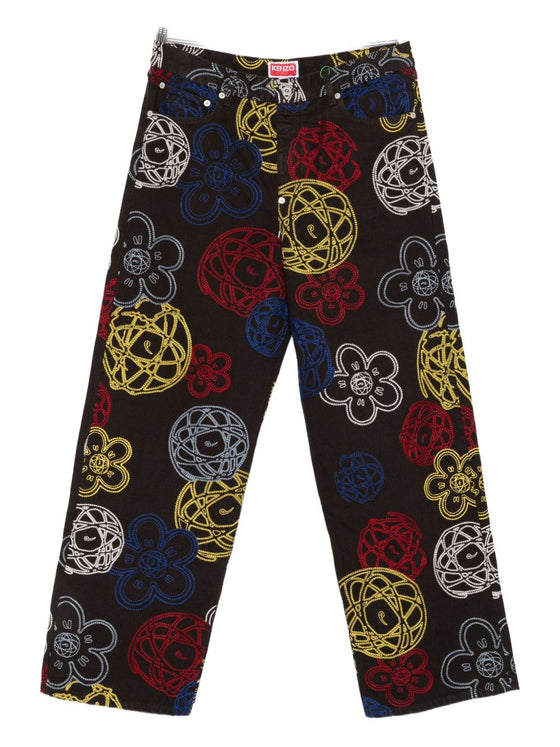 KENZO FUTURA Trousers Brown