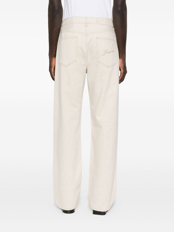 JACQUEMUS Jeans Beige