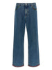 Valentino Floral-insert jeans