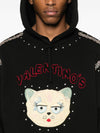 Valentino Cat-embroidered hoodie