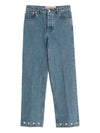 Valentino Cabochon-detail jeans