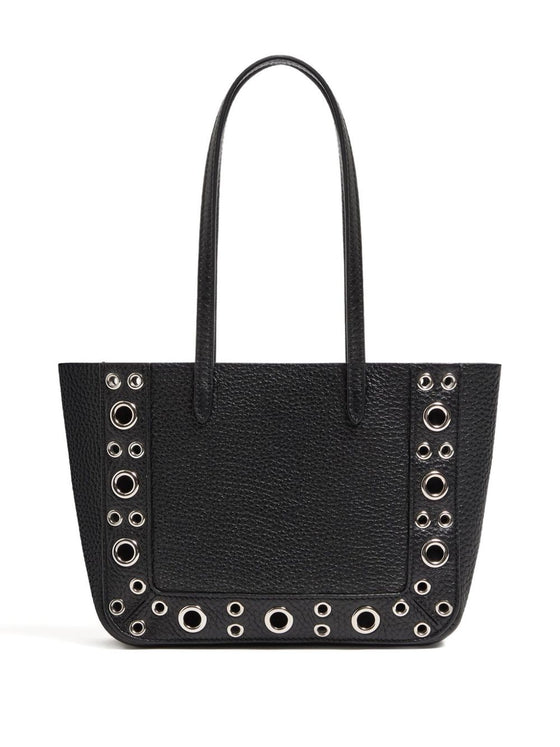 Valentino Garavani Nellcôte Mini Shopping Bag in Grainy Calfskin