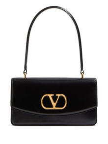  Valentino Garavani Vain Glossy Calfskin Handle Bag