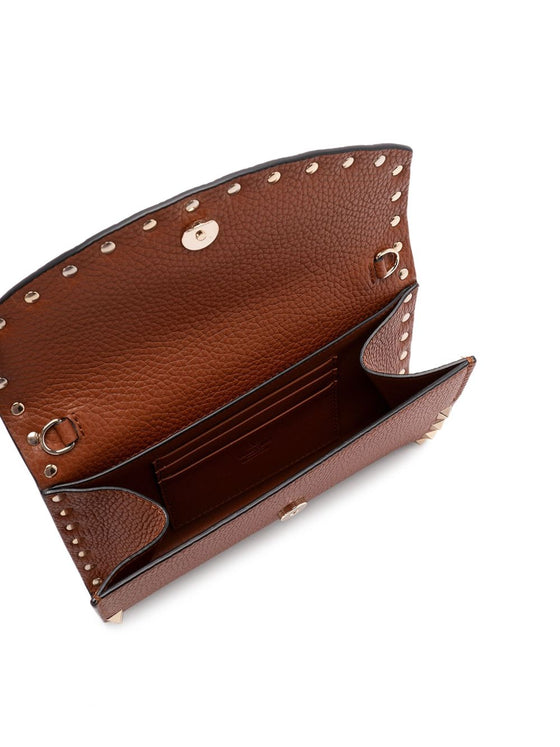 Valentino Garavani Rockstud leather chain shoulder bag