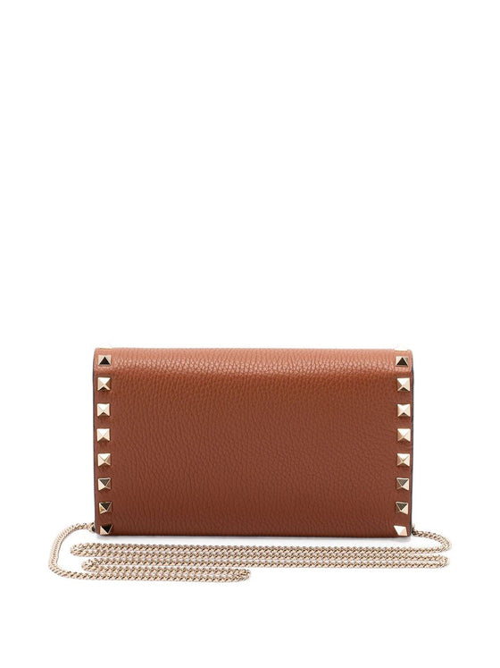 Valentino Garavani Rockstud leather chain shoulder bag