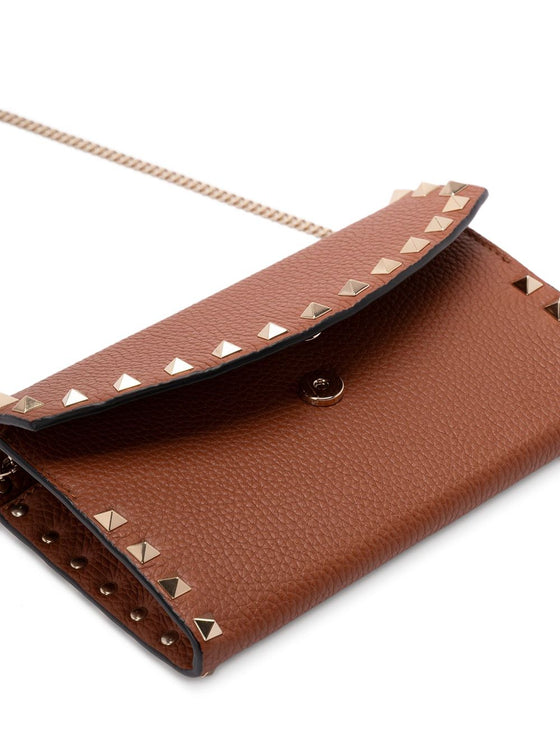 Valentino Garavani Rockstud leather chain shoulder bag