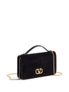 Valentino Garavani Suede flap shoulder bag