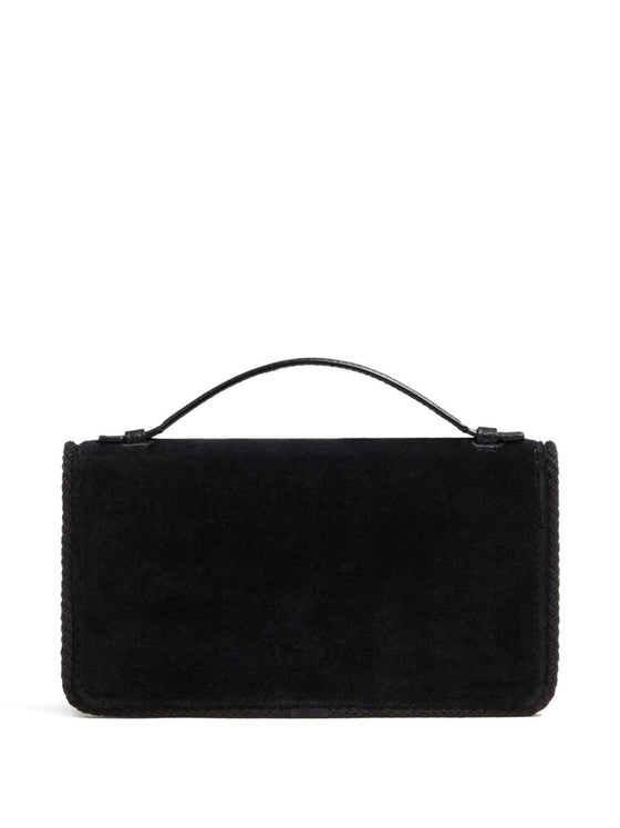 Valentino Garavani Suede flap shoulder bag