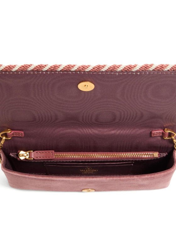 Valentino Garavani Braided edge leather handbag