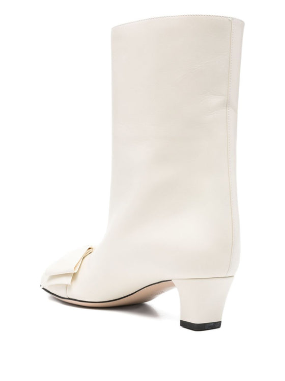Valentino Garavani 40mm Bow Leather Boots
