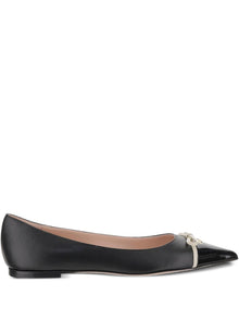  Valentino Garavani Bepointy leather ballet flats