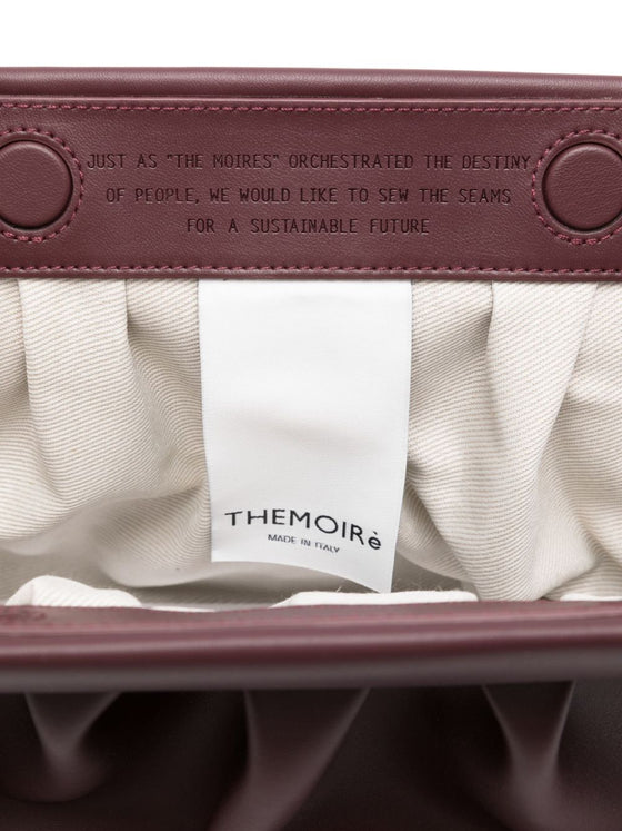 Themoire' Bios pleated clutch bag