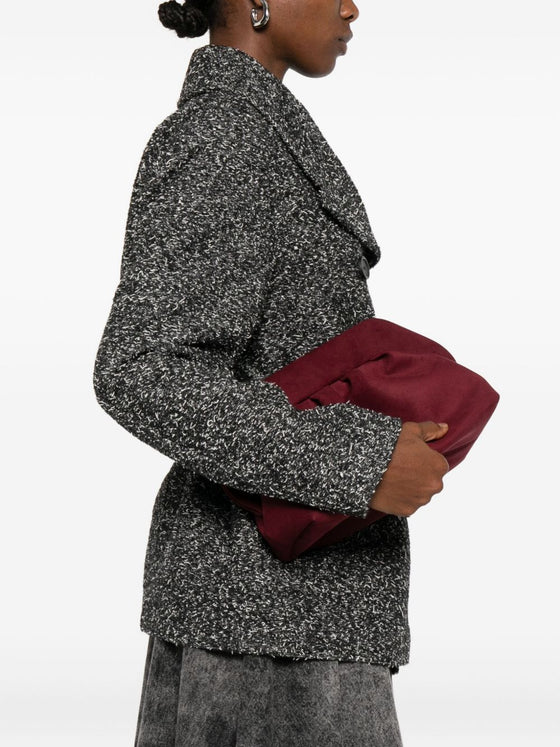 Themoire' Bios pleated clutch bag