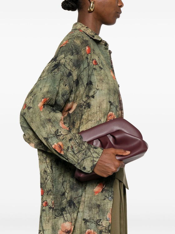 Themoire' Bios pleated clutch bag