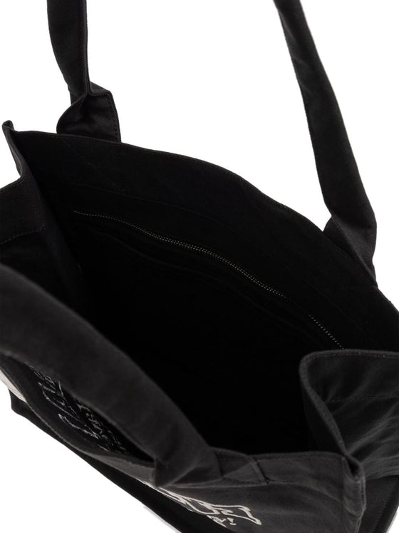 Ganni Recycled cotton large tote bag
