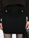 Elisabetta Franchi Wool knitted skirt