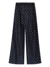 Tory Burch Jacquard silk trousers