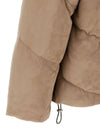 Brunello Cucinelli Quilted suede down jacket